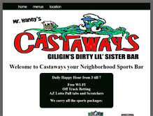 Tablet Screenshot of castawaysaz.com